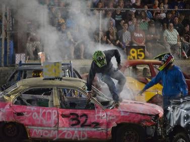 Photos: Ogle County Fair Demolition Derby a 'smashing' success