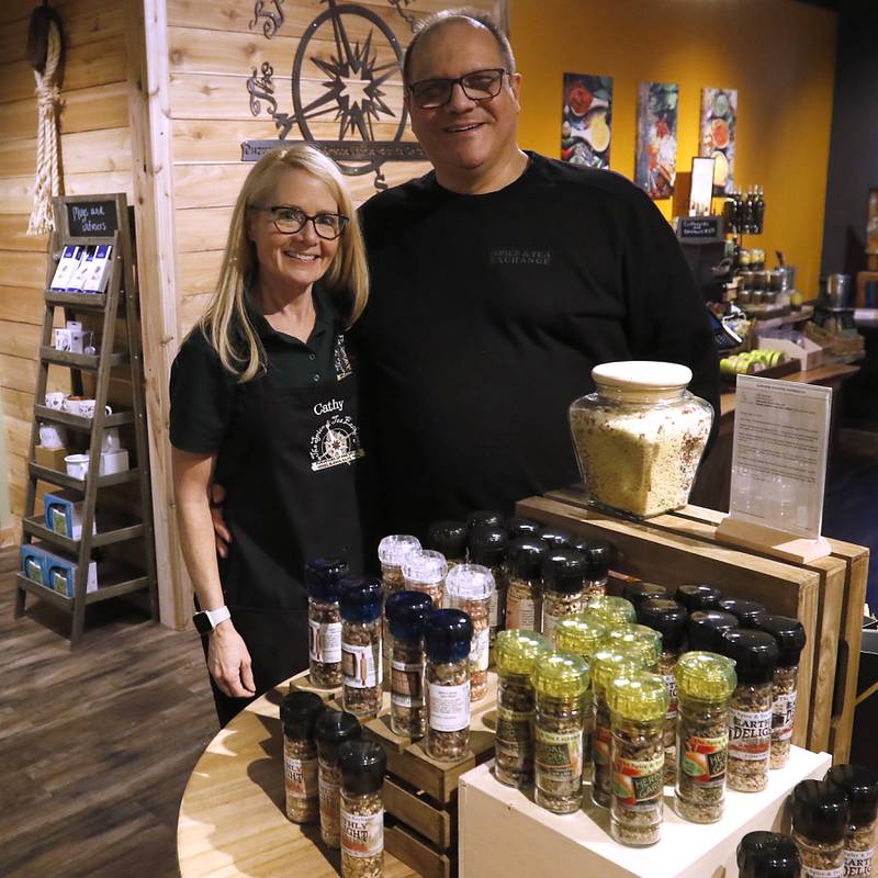 Cathy and Tom Koch have opened the Spice and Tea Exchange of Crystal Lake in downtown Crystal Lake.