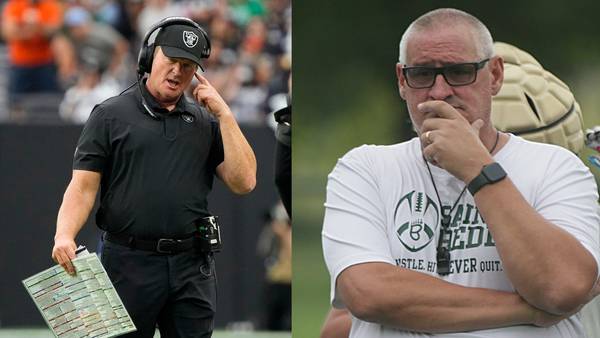 Jon Gruden gives Jim Eustice a shoutout on Barstool Sports clip  