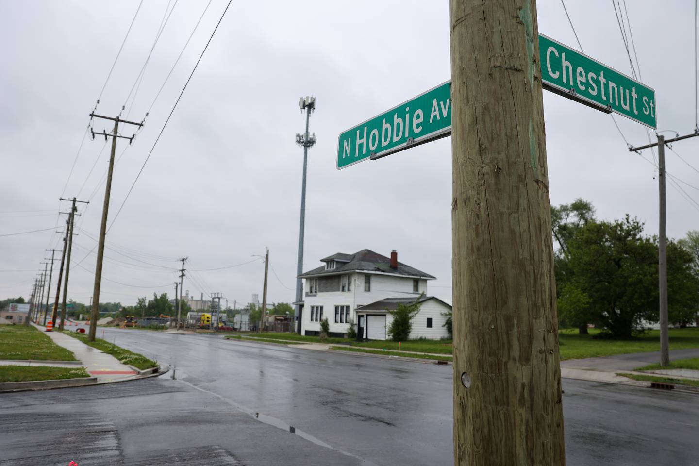 The approximate 1-mile stretch of the reconstructed Hobbie Avenue should be completed within the next two to four weeks.