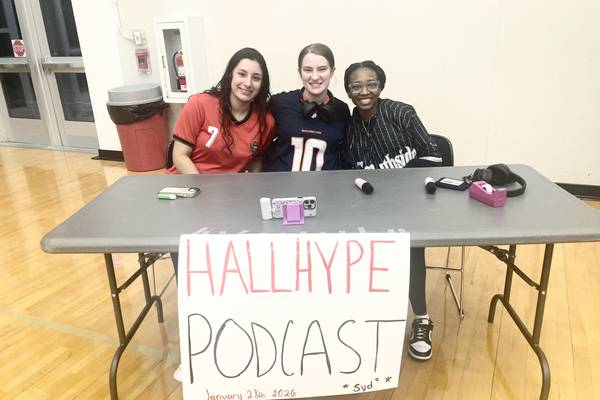Seniors Natalia Zamora, Sydney Mautino and Sydnie Smith bring back the Hall Hype Podcast