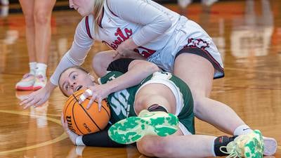 Photos: St. Bede girls basketball tops Hall 43-31 in hard-fought game