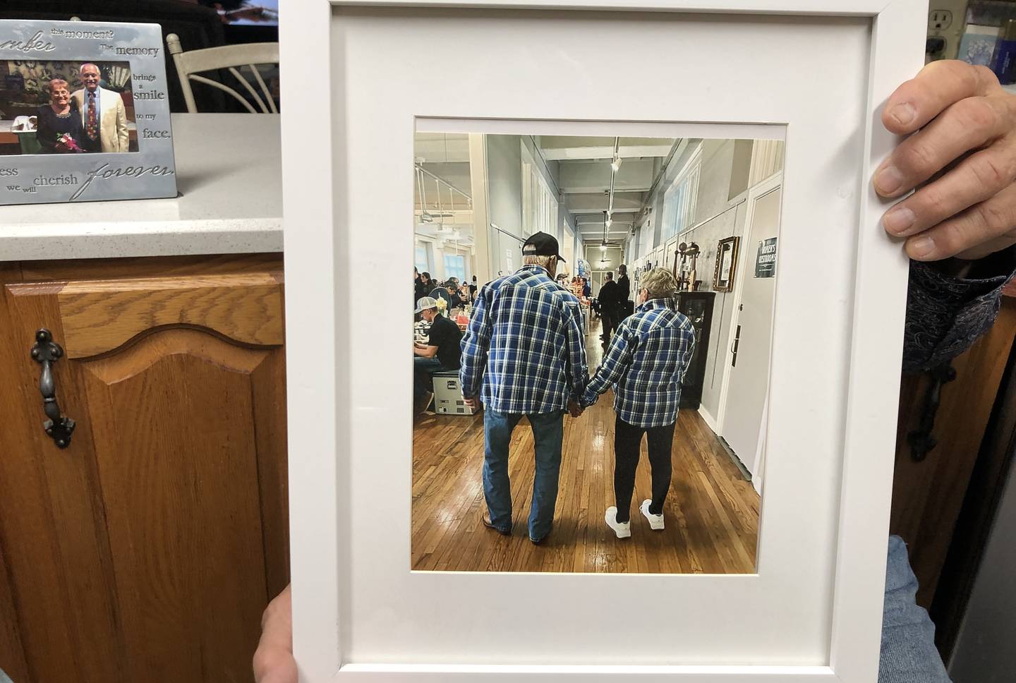 A photo, from an unknown photographer, taken of Ron and Barb Kurpiers at The Dole in Crystal Lake. The couple married well into their 80s after both lost their spouses.