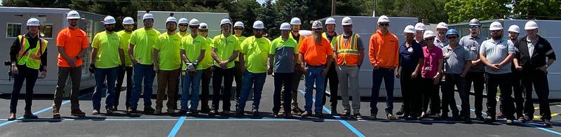 CGH Medical Center's air handling units construction crew