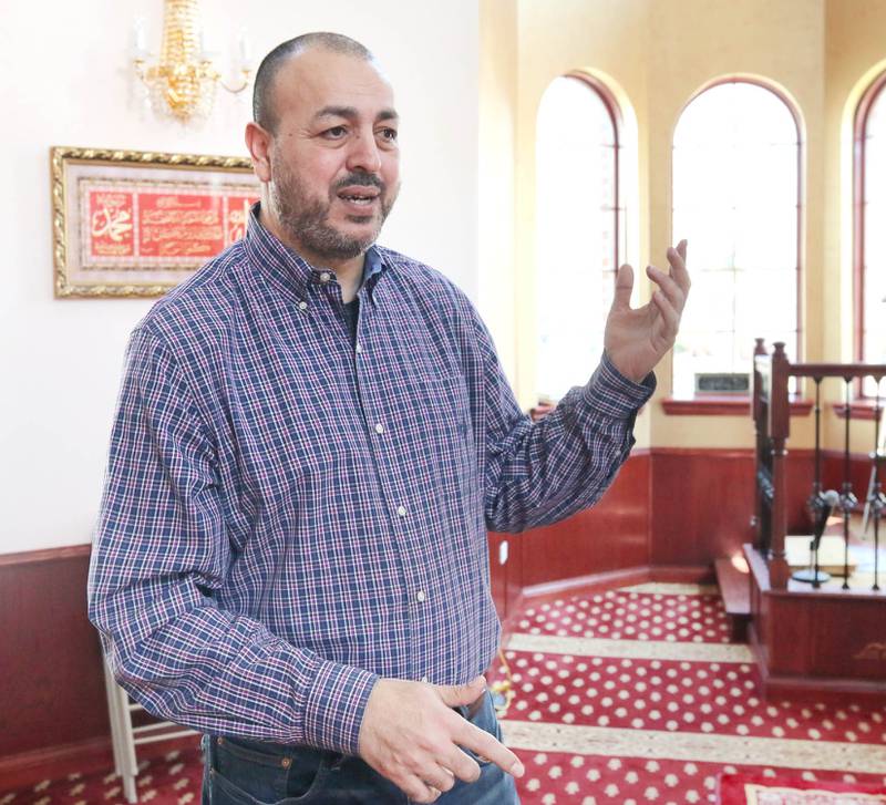 Mohammed Labadi, president of the Islamic Center of DeKalb, talks Friday, April 7, 2023, at the center, about Ramadan, how it is observed, the traditions involved, and what the Islamic community would want others to know about the Muslim holy month.