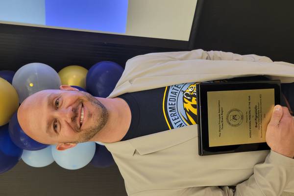Liberty’s Pignatiello named Middle School Principal of the Year for region