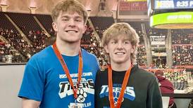 Princeton’s Augustus Swanson, Casey Etheridge to wrestle for IHSA State championships 