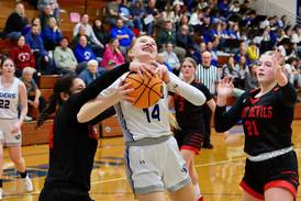Photos: Hall at Princeton girls basketball 