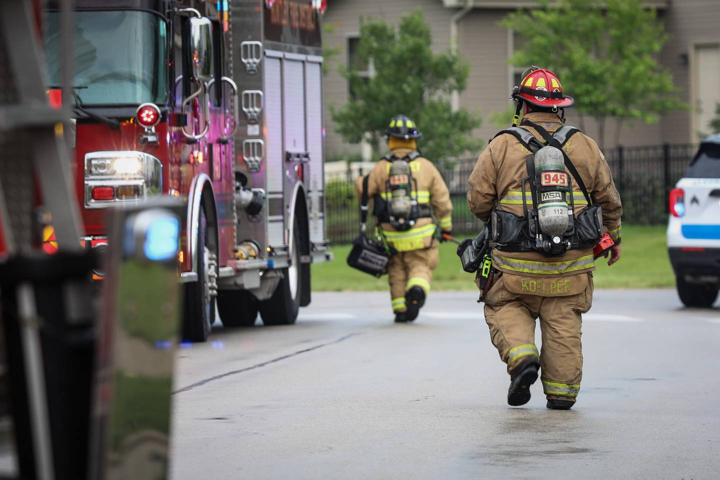 The Huntley Fire Protection District responded at 5:15 p.m. Monday, June 6, 2022, to the 1000 block of Par Drive in Algonquin where crews found a two-story home with smoke showing from the front of the building.