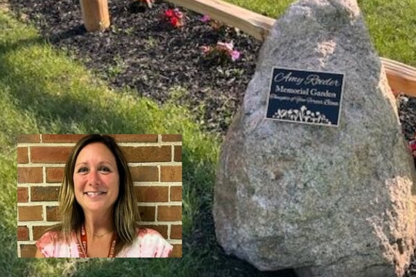 Memorial garden at Woodstock school honors mother, volunteer who died in crash 1 year ago