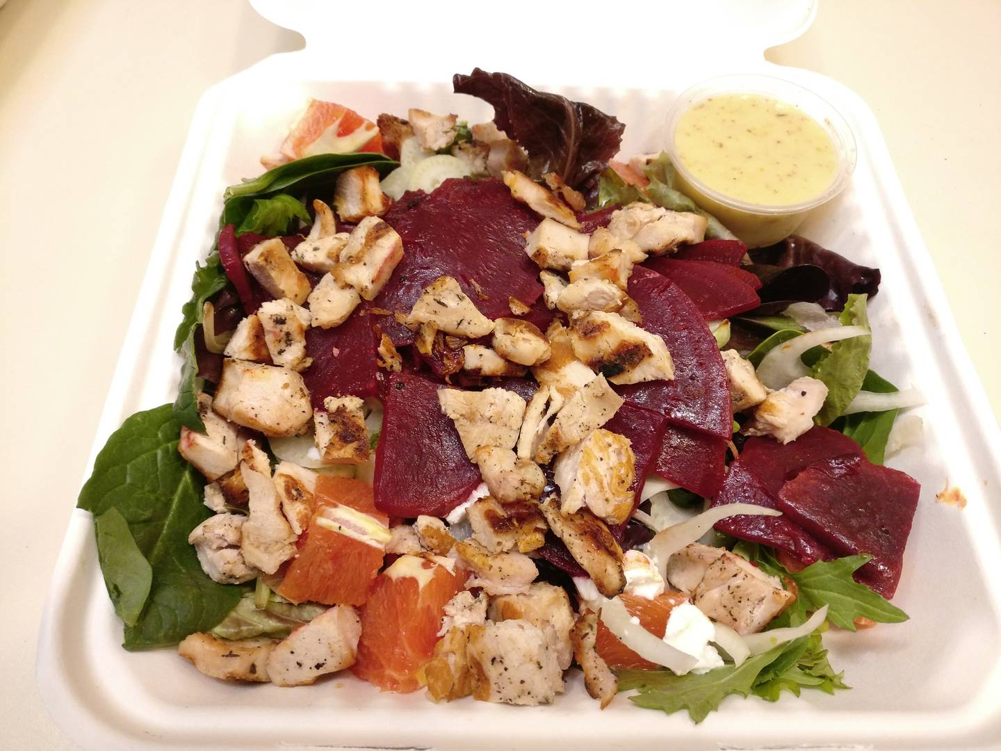 The Can't Beat This salad at Kava Diem in St. Charles.