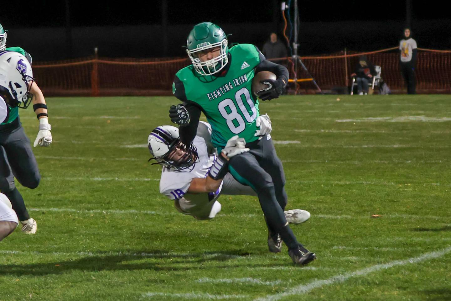 Sam Finch of Seneca runs ball on Friday, November 1, 2024 at Seneca High School in Seneca.