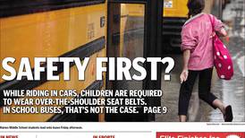 Historical covers for April 19: A school bus seat belt debate