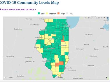 IDPH: Only 3 counties at “high” COVID-19 risk; 135,000 new bivalent vaccines administered in past week