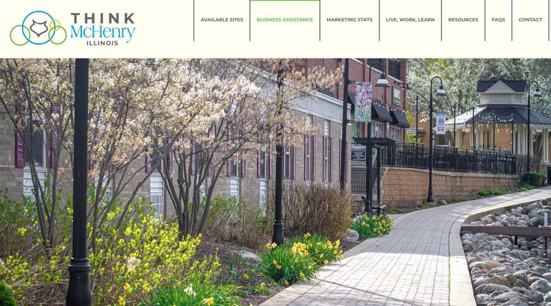 The City of McHenry launched a new microsite the week of Nov. 7, 2022, designed to answer questions and draw businesses to the city.