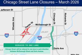 Chicago Street lane closures in Joliet begin Wednesday  