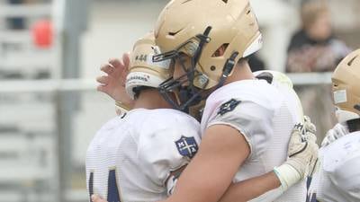 Photos: GCMS dominates Marquette in Class 1A football playoffs