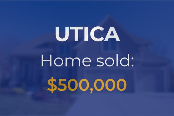 Single-family home sells for $500,000 in Utica