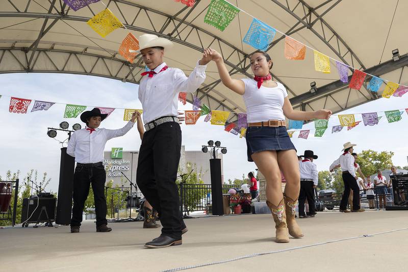 Dancers celebrate their Mexican heritage Saturday, Sept. 13, 2025, at Taste of Fiesta in Rock Falls.