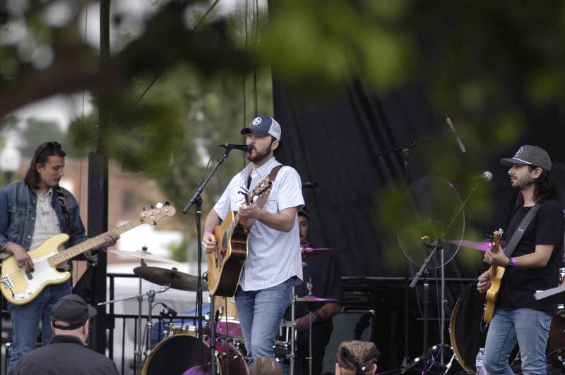 Connor Sweet  and his band perform at  River Country 101.7's Summer Kickoff. The event was held on the Dixon Riverfront June 1, 2024.