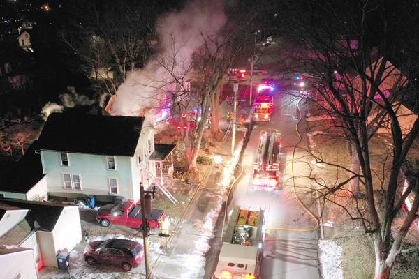 Photos: Princeton blaze brought under control by Bureau County Fire crews