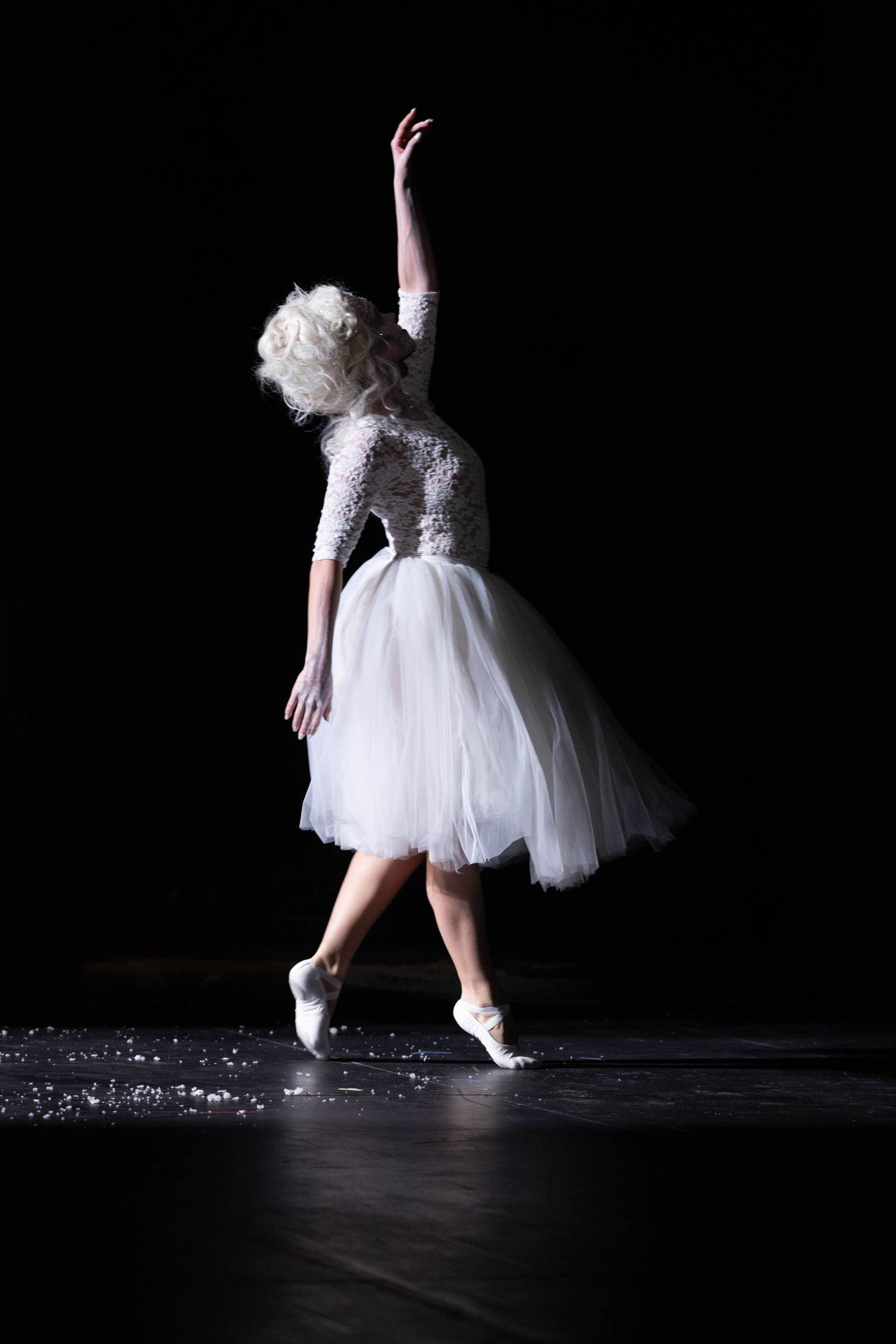 The dancer portraying Winter. Metropolis Arlington Heights 2023