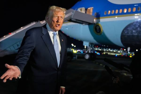 Trump says US may have discussions with Maduro as aircraft carrier arrives in Caribbean