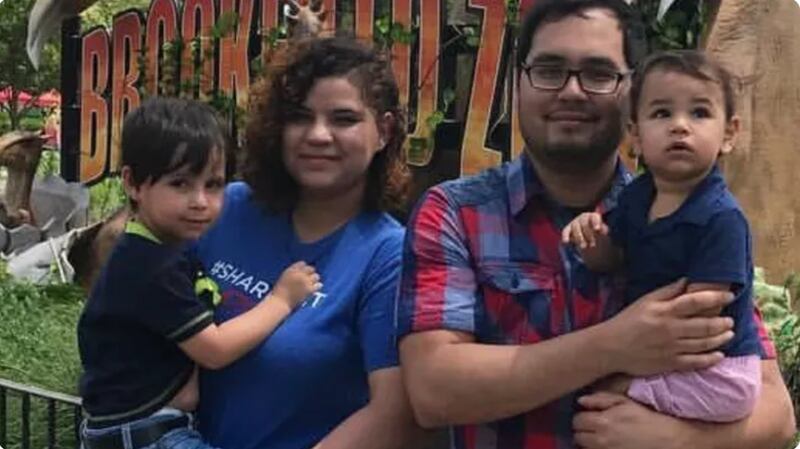 Photo of the Bartolomei-Rolon family from Bryana Bartolomei's GoFundMe page.