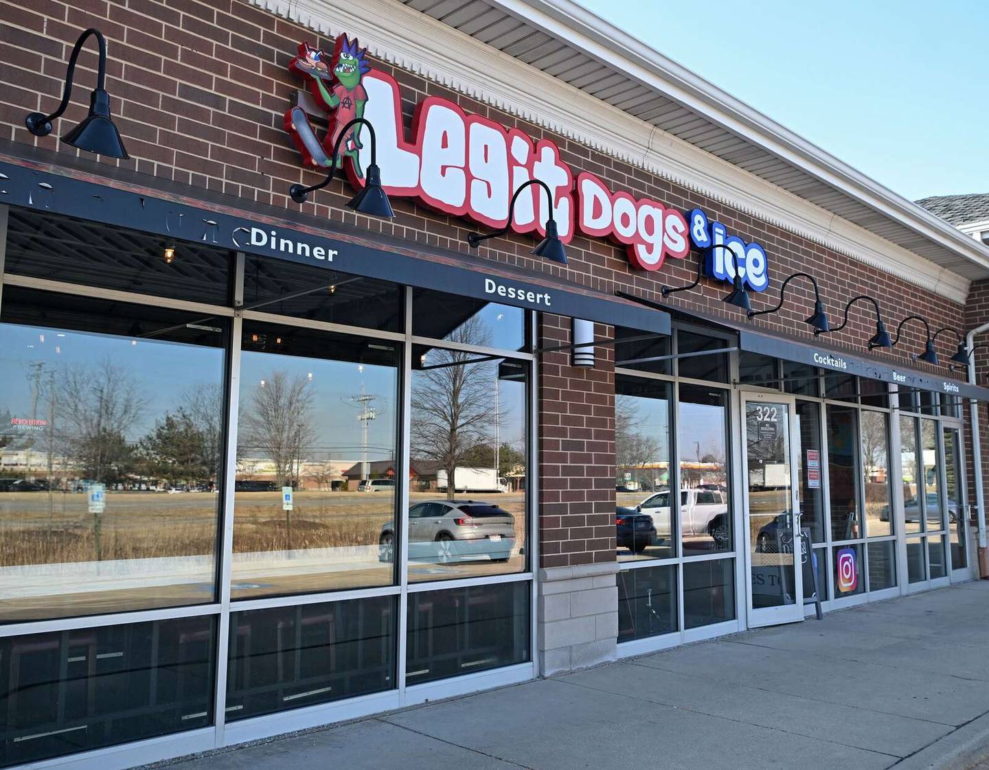 Legit Dogs & Ice opened in South Elgin recently by the owners of the former Red Poppy Bistro.
