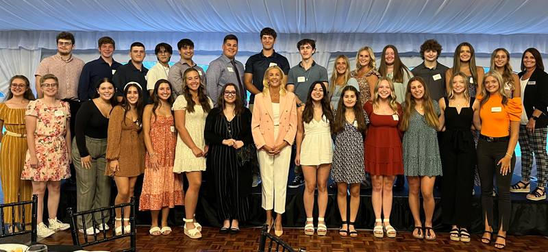 The Grundy County Economic Development Council held a reception honoring the students who participated in this year's Summer Internship Program on Aug. 9.