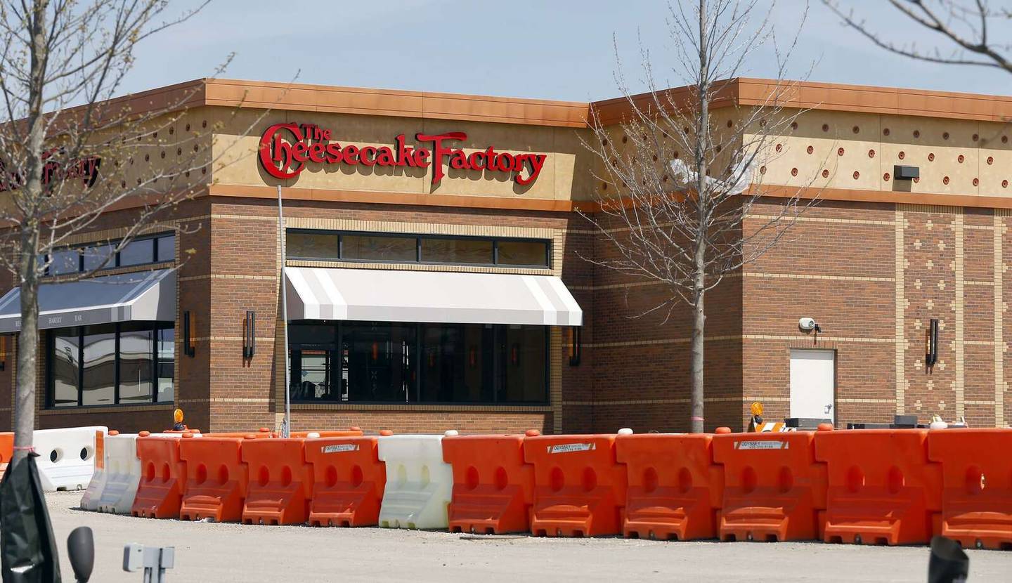 The Cheesecake Factory is one of the first restaurants coming to Block 59 in Naperville.
