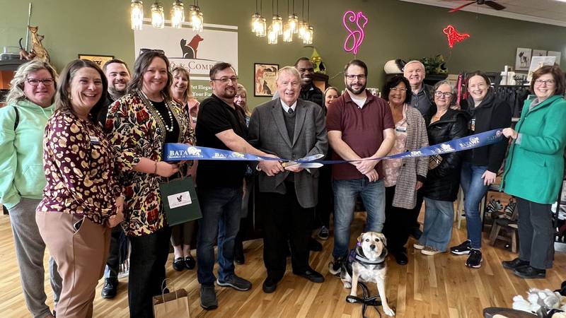 The Batavia Chamber of Commerce hosted a ribbon cutting for  new pet lovers’ boutique CāDō & Company on March 21, 2024, at 103 E. Wilson St. in downtown Batavia.