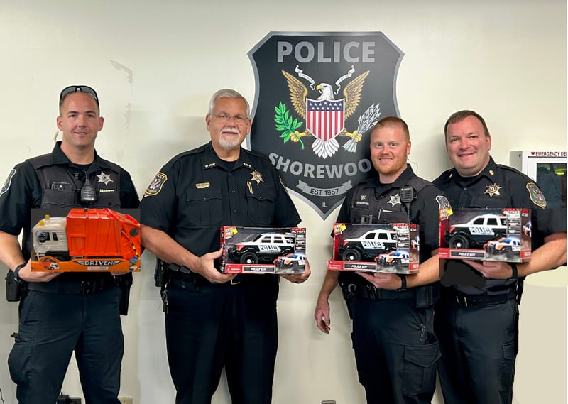 Shorewood Kiwanis Club held a toy drive in July to collect new toys and gift cards for children with cancer. Troy Township Community Center at 25448 W. Seil Road in Shorewood collected over $1,000 in toys that the Kiwanis delivered to the Pediatric Oncology Treasure Chest Foundation in Orland Park.