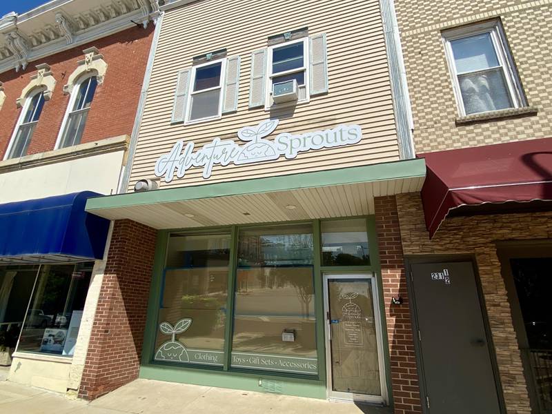 A new children's clothing boutique, Adventure Sprouts, is planned to open at 235 W. State St., Sycamore, the former home of The Sycamore Confectionary. The space is under construction on Sunday, Sept. 1, 2024.