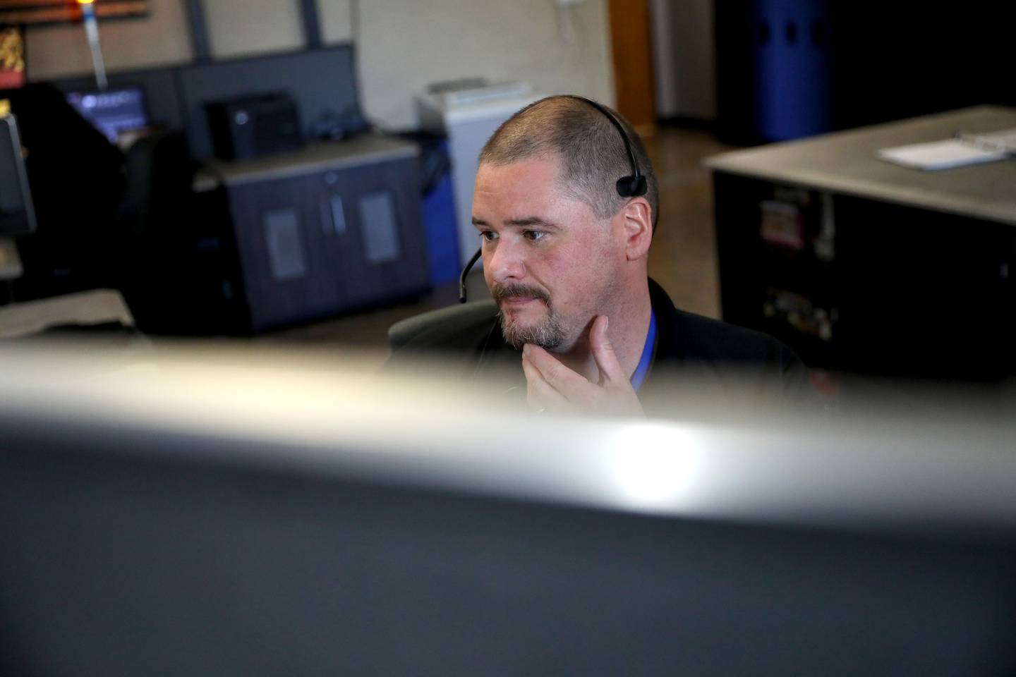 Jim Holden is a dispatcher at Kane County Emergency Communications (KaneComm) in Geneva.