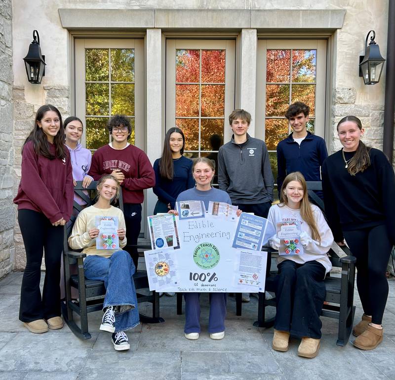 A group of Lyons Township High School students has published a cookbook that will be available to the clients of a local food pantry