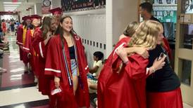 Time machine: Graduating Yorkville seniors parade through their old elementary school