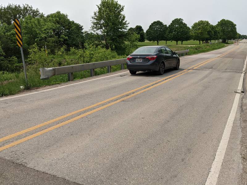 Oswego is moving ahead with a project to improve the safety of the Minkler Road Bridge over Morgan Creek.
Village officials on June 2 broke ground on a project to replace and realign the bridge.