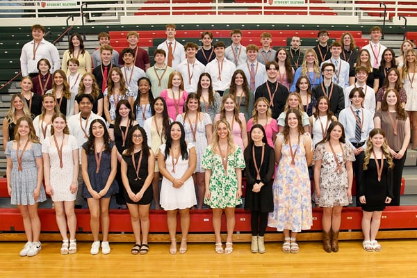 La Salle-Peru High School inducts 63 students into Honor Society