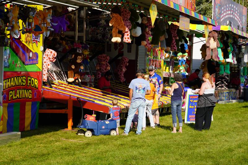 Skinners Amusements provided games at the 68th Annual Creston Booster Days Sept. 13-14 at Booster Park in Creston.