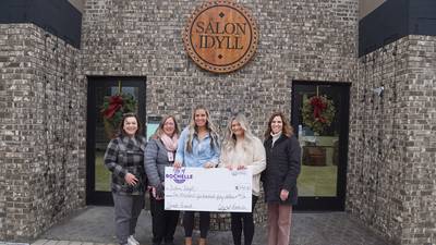 Salon Idyll receives facade grant from city of Rochelle
