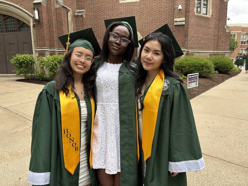 Glenbard West High School held its graduation ceremony on Thursday, May 22, 2025 at the school in Glen Ellyn.