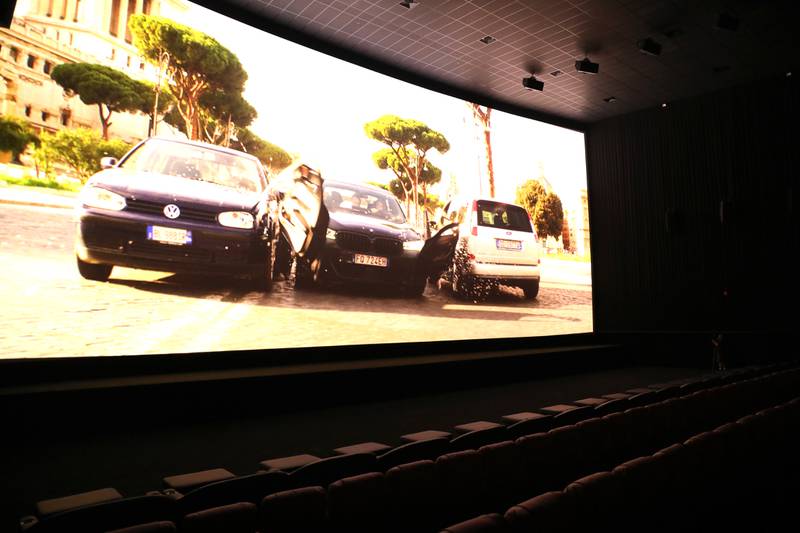 Emagine Entertainment, Inc. opened their premium large format Super EMX auditorium at the Emagine Batavia movie theatre on Tuesday, July 11, 2023. The theater seats 414 guests.