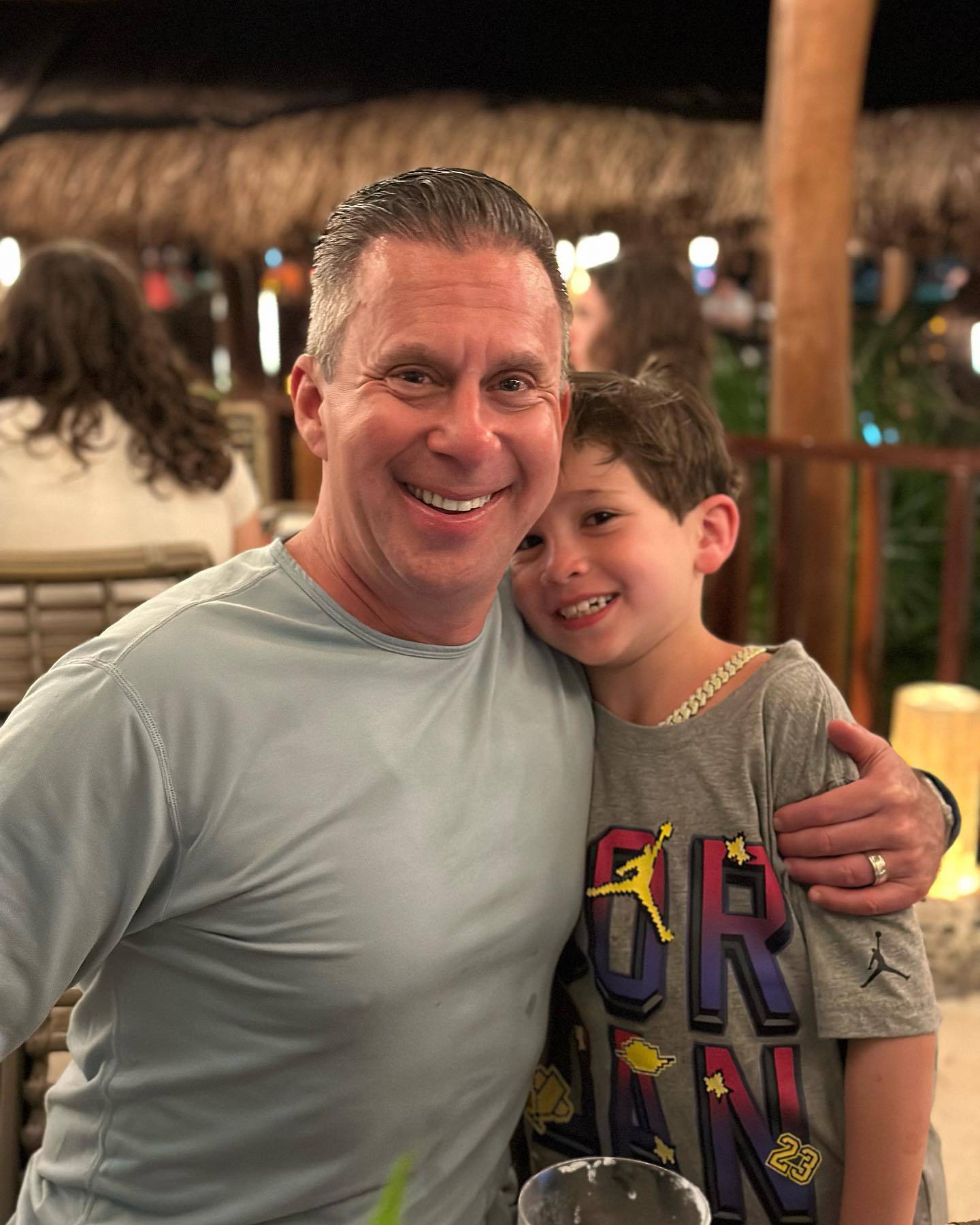 ESPN-1000 radio host Marc Silverman and his son Mason.