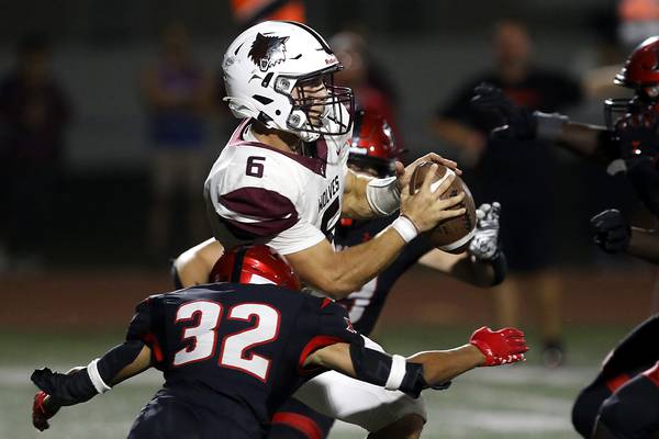 Eli Loeding interception preserves Prairie Ridge win