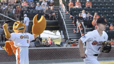 Photos: Illinois Valley Pistol Shrimp open home season in renovated Schweickert Stadium
