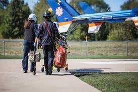 Man suffers life-threatening injuries after falling from building near Woodstock
