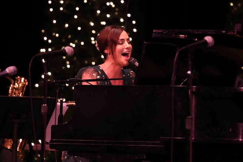 Stacy Sienko performs at A Very Rialto Christmas show on Monday, November 21st in Joliet.
