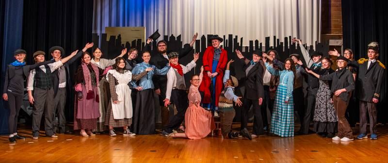 Princeton High School will present Disney and Cameron Mackintosh’s “Mary Poppins, the Broadway Musical” at 7 p.m. Friday, April 19, and 2 p.m. Sunday, April 21.