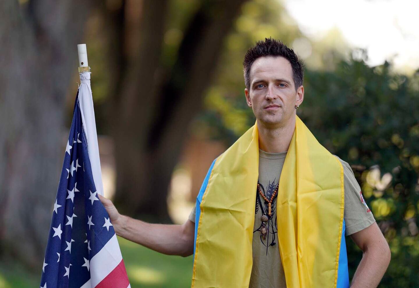 Nerijus Glezekas has no friends or relatives in Ukraine, but the Lithuanian immigrant knows what it’s like to live in a Russian-occupied country. Responding to the 2022 invasion, the Algonquin musician composed songs he hopes will raise awareness of Ukraine’s plight and provide solace.